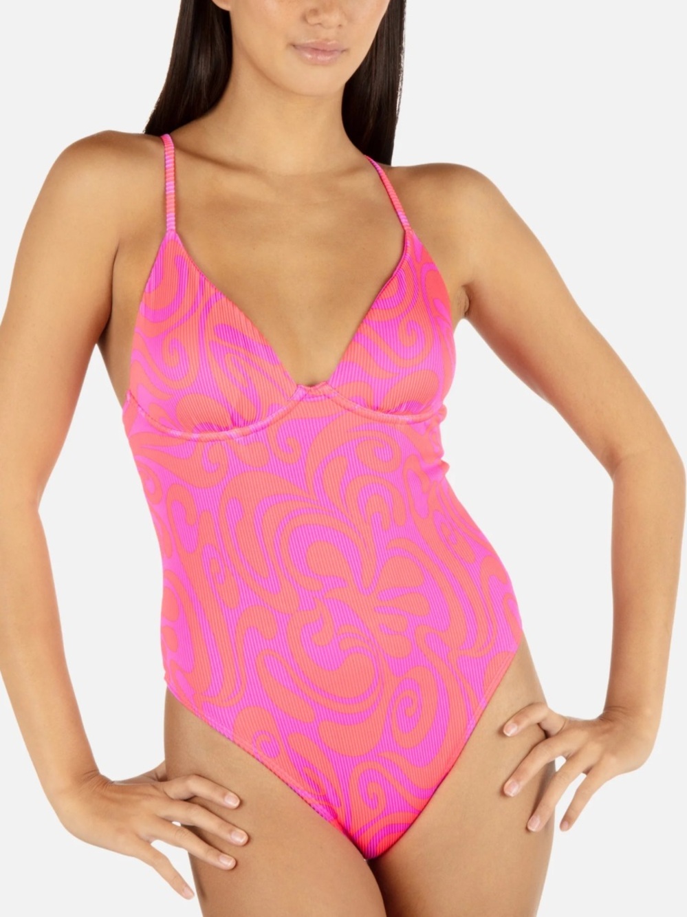Hurley Trip Hop Moderate one piece swimsuit